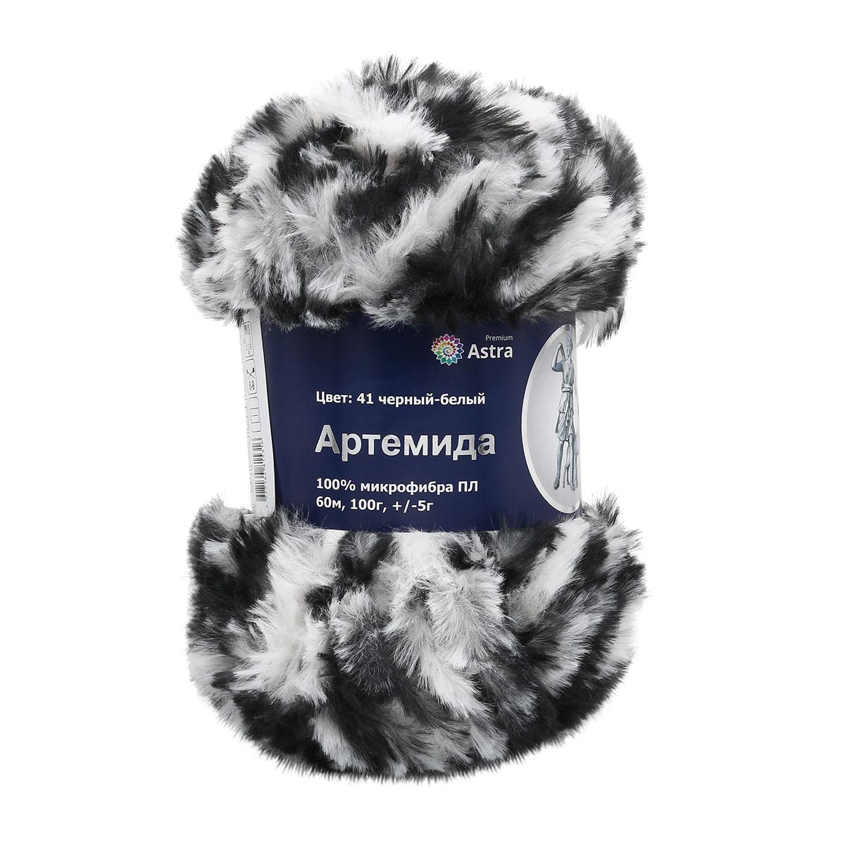 Astra Premium Артемида 41 черно-белый