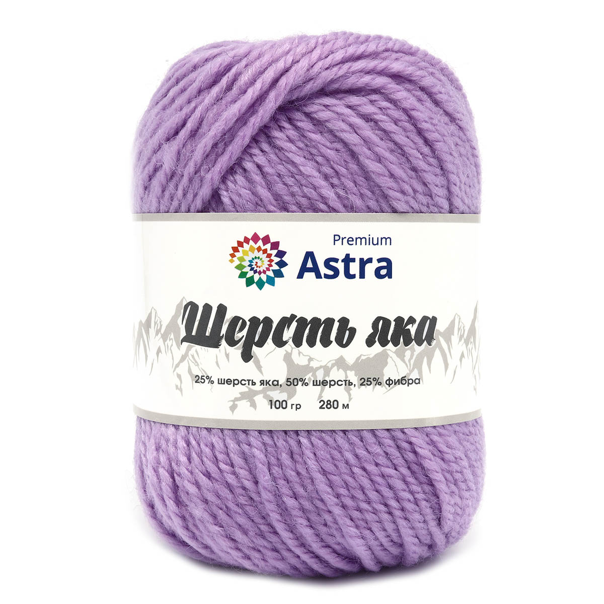 ����� Astra Premium ������ ��� (Yak wool) 100��. 280� (25% ������ ���, 50% ������, 25% �����) 05 ���������