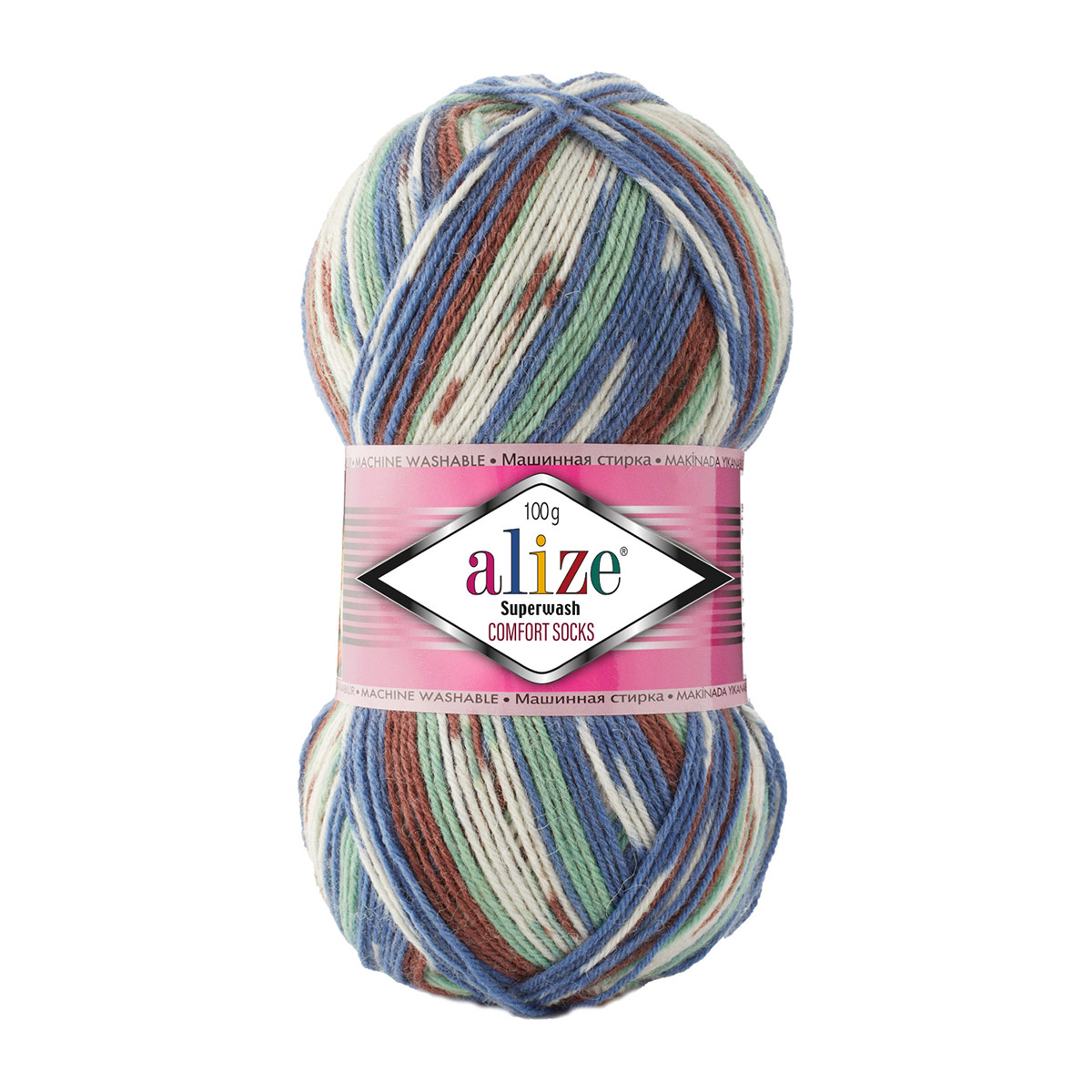 ����� ALIZE Superwash Comfort Socks 100��. 420�. (75% SW ������, 25% ��������) 7653 ����������