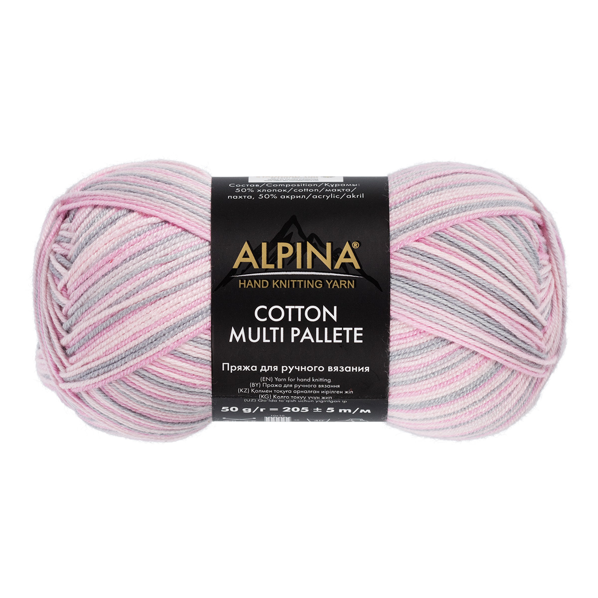 ����� ALPINA COTTON MULTI PALLETE 50% ������, 50% �����  205� �06 ��.�����-��.�������-�������